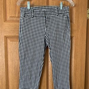 Old navy gingham pixie pant